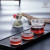 New Unique Design Transparent Glass Teapot Set with Cups