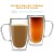 High Borosilicate Double Wall Coffee Glass Cup Insulated Coffee Mug Tea Cups Latte Cups