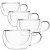 Perfect Insulated Tumbler Double Wall Insulated Glass Coffee Cups for Drinks Espresso Latte Beverage