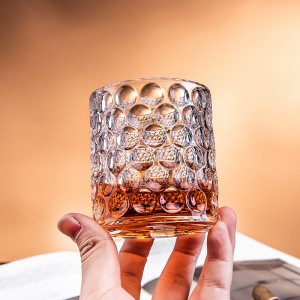 Bar Hot Selling Colorful Whiskey Glass High Quality Luxury Custom Logo Whiskey Glass