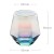 Creative Fancy Diamond Glass Cups with Gold Rim Juice Water Whiskey Glass Custom Color Luster Amber Hexagonal Whisky Glass