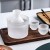 Japanese Style Wine Set Hammer Frosted Sake Pot Fruit Wine Rice Shot Glass Cup Warm Wine Jug Dispenser with Gift Box