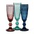 2024 Planner Solid Color Embossed Vintage Champagne Flute Glass Cocktail Coupe Colorful Diamond Champagne Glasses Wine Glasses