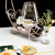 Amazon Top Seller Long Stem Transparent Luxury Goblet Wine Glasses Cheap Amber Goblets Glass and Crystal Goblets Vintage Glass