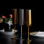 2023 Custom Rose Gold Copper Gold Plated Cocktail Wine Glasses Metal Goblet Champagne Flute Stainless Steel Red Wine Cup Glass