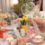 Best Selling Products French Ins Stype Wine Glass Goblet European Champagne Flute Glasses Clear Wine Glass Cup for Party Wedding