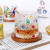 Hand Painted Tumbler Whisky Glass Crystal Multicolor Decompression Turn Shaker Glass Drink Cup Colored Rotating Liquor Glasses