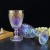 Wine Glass Goblet Cup Stemmed Colored Iridescent Glassware Rainbow for Home Custom Cheap Red CLASSIC Party Wedding Glassware