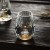 Hot Sell 2023 Bar Popular Round Design Shot Wine Glasses Crystal Handmade Gold Foiled Bubble Bottom Split Shot Baijiu Glass