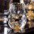 Hot Sell 2023 Bar Popular Round Design Shot Wine Glasses Crystal Handmade Gold Foiled Bubble Bottom Split Shot Baijiu Glass