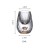 Hot Sell 2023 Bar Popular Round Design Shot Wine Glasses Crystal Handmade Gold Foiled Bubble Bottom Split Shot Baijiu Glass