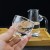 Custom Logo Korea Foil Gold Shot Glasses with Gold Bottom Mini Glass Cup Soju Shot Glass for Vodka Beer Liquors Drinking