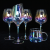 Amazon Hot Custom Logo Lead Free Long Stem Clear Red Wine Glass White Red Wine Glasses Goblet for Restaurant Wine Glasses
