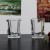 50ml Hot Sale Bar Shot Glass Drinking Glasses Vodka Glass Cup Custom Logo Sake Soju Transparent Square Shot Glasses
