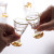 Creative Gold Rim Wine Cup Set Household Crystal Wine Whiskey Cup Blank Sublimation Espresso Glasses Small Bullet Shot Glass