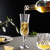 Ins Style Custom Drinking Water Glasses Unique Italian Diamond Shape Champagne Flutes Wine Goblet Cup Crystal Red Wine Glass Set