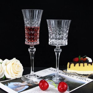 Wedding Party Event Wholesale Long Stem Wine Glass Storage Vintage Goblets Wine Glass Set Crystal Red White Wine Glasses