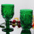 Manufacturers Customized Christmas Red Wine Glass Goblet Glasses Juice Cup Green High-ball Drinking Cups for Wedding Party