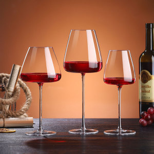 2022 Wholesale Perfect Clear Luxury Crystal Glass Wedding Party Red Wine Water Soda Juice Drinking Goblet