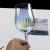 Electroplating Ribbed Luster Custom Logo Red Wine Tasting Glass Champagne Flute Stemless Wine Glass Cocktail Wine Glasses
