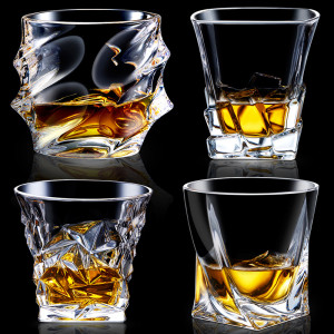 Bar Dedicated Luxury Modern Crystal Clear Whisky Glass Cup Whisky Glass