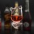 Bar Use Rose Petal Shaped Glass Goblets Rose Wine Glass Cocktail Glasses