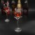 Bar Use Rose Petal Shaped Glass Goblets Rose Wine Glass Cocktail Glasses