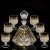 Custom Drinking Whiskey Glasses Bottle Whiskey Glasses with 6 Cups Whiskey Glass Set