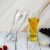 Wholesale Small MOQ Rainbow Luster Beer Drinking Glass Cup Beer Glasses