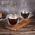 CnGlass 280ml Microwave Safe Borosilicate Glass Coffee Mug Heat Resistant Espresso Glass Cup Double Wall Glass Coffee Cup