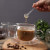 260ml Double Coffee Cups with Handles Transparent High Borosilicate Glass Tea Cup Fashion Lovers Mugs