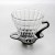 Heat Resistant Glass Coffee Filter with Plastic Holder