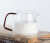 2022 New Product Glass Coffee Server with Colored Handle