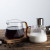 2022 New Product Glass Coffee Server with Colored Handle