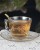 97302 TEA SET with HANDLE SULTANI 24Ct. GOLD 6 Tea Cups(195 Ml ) 6 Saucers