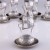 18 Pc Tea Set (6 Tea Cups + 6 Coffee Cups + 6 Saucers) - Decor: Petek, Color: Silver
