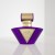 Unique Custom Portable Empty Triangle Shape Spray Glass Square 50 Ml Colorful Perfume Bottle Perfume Atomizer