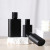 30ml 50ml 100ml New Trend Matte Black Flat Square Refillable Perfume Glass Empty Bottle