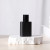 30ml 50ml 100ml New Trend Matte Black Flat Square Refillable Perfume Glass Empty Bottle