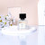30m Cubel Shape Luxury High Quality Empty Customs Glass Bottle Perfume Holder with Sprayer