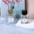 30ml 50ml 100ml Square Transparent Perfume Glass Bottle with Golden Square Cap