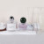 Clear Custom Logo 100ml Crimp Diffuser Bottle Perfume Bottles Wooden Lid Plastic Cap