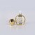 8ml Middle Eastern Luxury Style Fancy Refillable Electroplated Glass Roll on Perfume Bottle