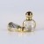8ml Middle Eastern Luxury Style Fancy Refillable Electroplated Glass Roll on Perfume Bottle
