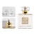 High Quality Rectangular 50ml Refill Pump Sprayer Perfume Empty Glass Bottle