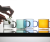 Factory Direct Sales Colored Glass Double Water Cup Office Drink Cup Coffee Cup Belt B