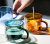 Factory Direct Sales Colored Glass Double Water Cup Office Drink Cup Coffee Cup Belt B