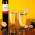 CnGlass Glass Milk Tea Drinking Cup Whisky Beer Shot Glass Double Wall Borosilicate Insulated Glass Tea Cups and Mug for Coffee