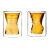CnGlass Wholesale Glass Cup for Milk Double Wall Beer Glass Cup Borosilicate Insulated Shot Glass Cold Resistant Beer Glasses