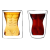 CnGlass Wholesale Glass Cup for Milk Double Wall Beer Glass Cup Borosilicate Insulated Shot Glass Cold Resistant Beer Glasses